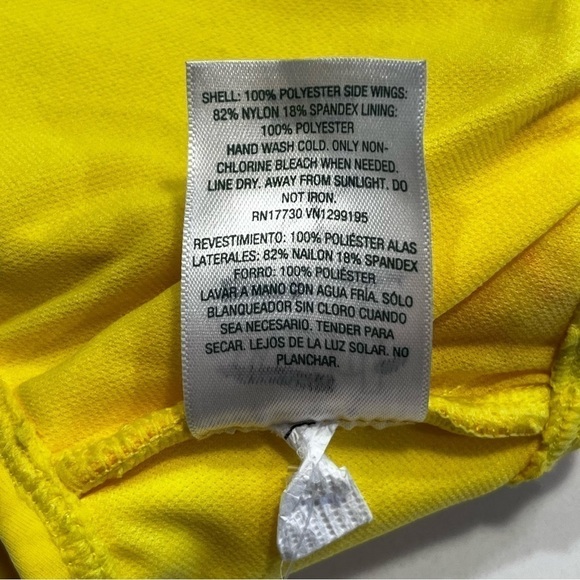 Wild Fable Yellow Crochet Granny Square Bikini Top Size Small - Picture 5 of 7